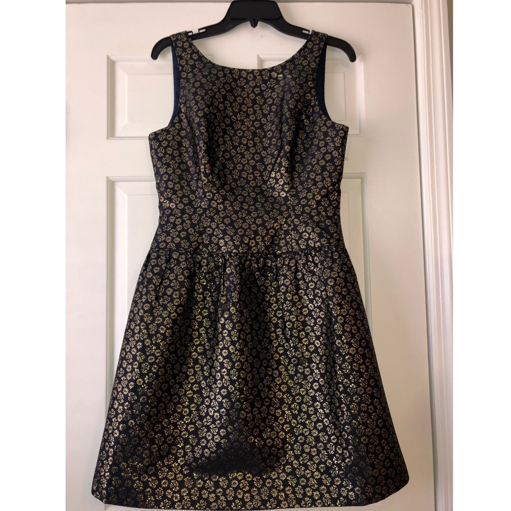 Navy blue and gold dress!!!